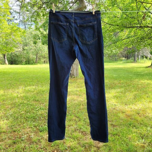 Boden British Women's Jeans The Trafalgar Straight Leg Dark Wash size 8L Long - Picture 3 of 13